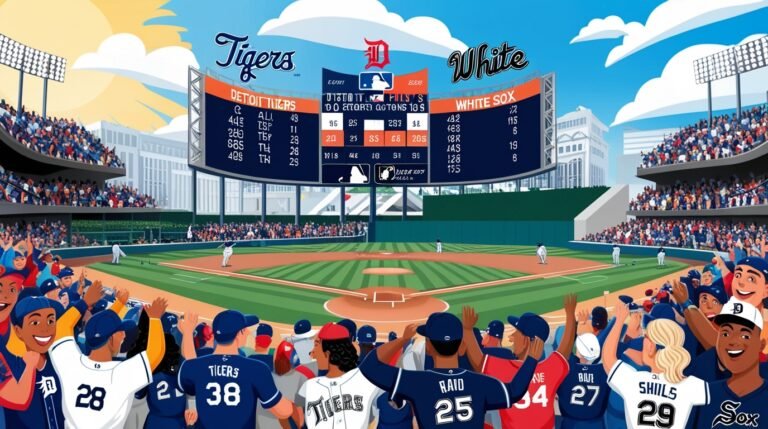 detroit tigers vs white sox match player stats
