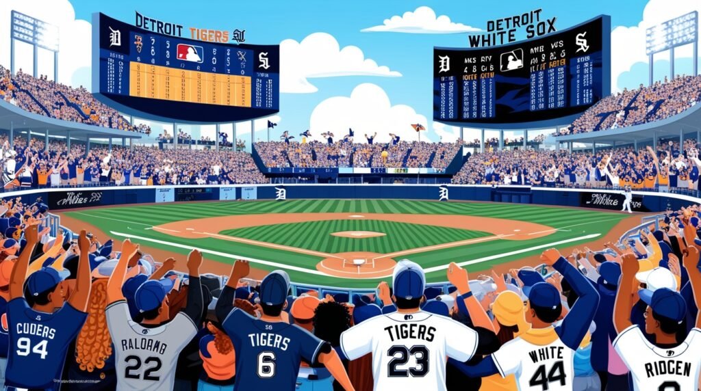 detroit tigers vs white sox match player stats